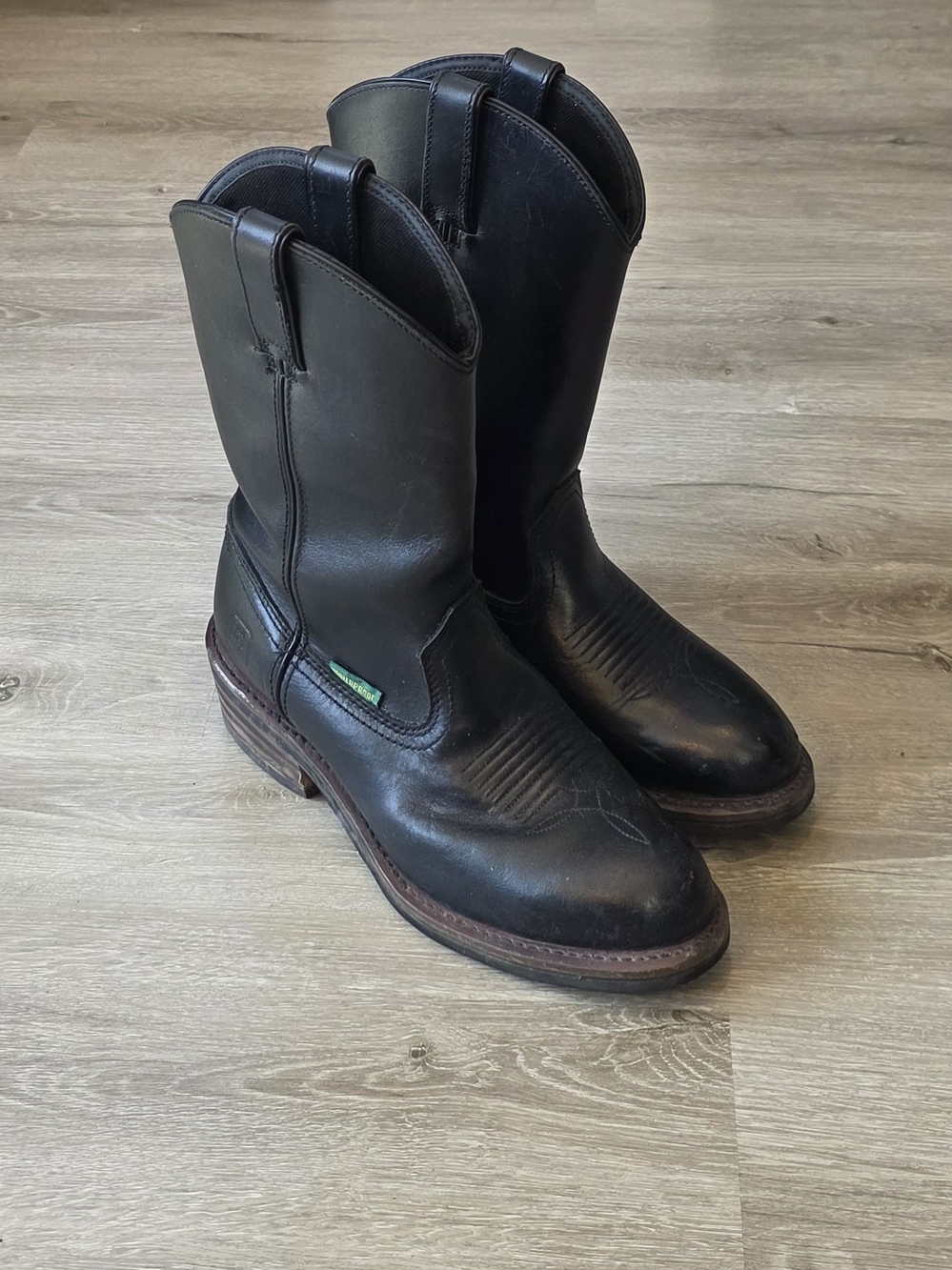 Dan Post Mens Albuquerque Cowboy Waterproof Black Boots 7D DP69680